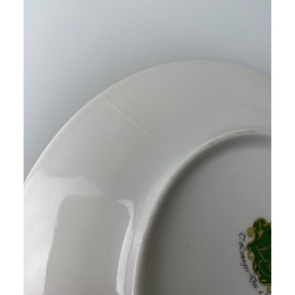 Porcelaine LG C. Limoges Dec. a la main Fully Decorated Floral Plate, Wall Decor - Picture 5 of 9